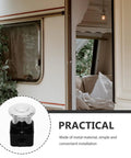 Push Button RV Latch With Advanced Cylinder Technology In Zinc Alloy for cabinets and drawers, shown near RV entryway