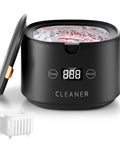 Heavy Duty Ultrasonic Retainer Cleaner Featuring 30 Watt Deep Clean Tech And Roomy Water Tank for dentures, braces, and jewelry.