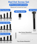 Pro Grade M3 M3.5 M4 Torx Anti Stripping and M4 Hex Screw Set with lengths 6mm to 14mm, including installation tools, 136 screws.