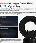 Image showing effects of Go-To Off-Axis Guider OAG For Astrophotography With CNC Machined Body, 8x14mm Large Prism on images.