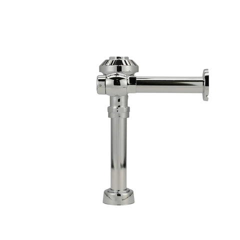 Exposed Closet Flush Valve Kit With 1.6 GPF Sweat Solder Kit Chrome Cast Wall Flange Clog Resistant Diaphragm.