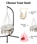 Heavy Duty Steel Hammock Stand For Indoor Outdoor Use, Universal Fit For Hammock Chairs, Sensory Swings And Egg Chairs