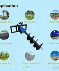Heavy Duty Excavator Earth Auger Drive Unit With 2000Nm Hydraulic Power diagram for multiple applications