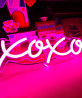 XOXO Neon LED Light Sign Night Light USB Operated Marquee Decoration 13 By 30 Cm Flexible Silicon LED Strip