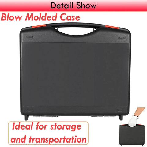 Blow molded case for Boss Level Master Bushing Driver Set For GM Ford Chrysler Transmissions Bushing Bearing Seal Installer Remover Tool Kit 39 Piece