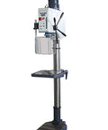 Kick Butt Performance From This Badass Bench Drill Press Featuring Hella Precision Variable Speed Control Gotta Have 20 Inch Swing Capacity To Handle Massive Work Pieces While Rockin A Reliable 230V Motor For Serious Shop Needs showing the Palmgren 9680134 bench drill press on a sturdy base.
