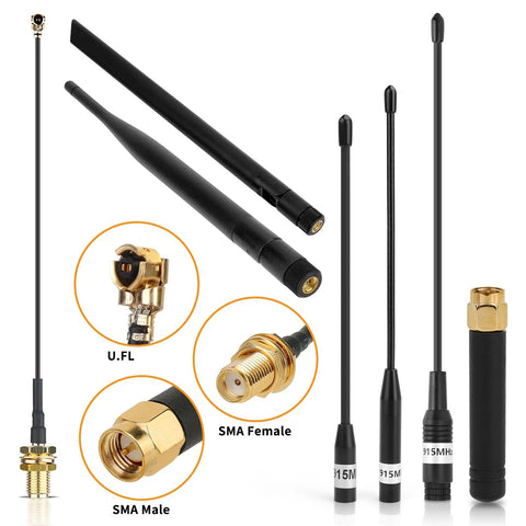 Antenna Pigtail Cable Set For WiFi And Drone Image Transmission Low Loss RF Cable From UFL To SMA Female Connector