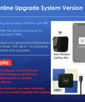 Installation instructions and components for Ford Mustang Sync 2 To Sync 3 Upgrade Kit with Wireless CarPlay 3.4 Interface