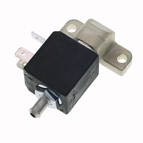 Solenoid Valve 120V 60Hz For Gaggia Classic Espresso Machines, barista grade replacement part, black and metal 3-way valve