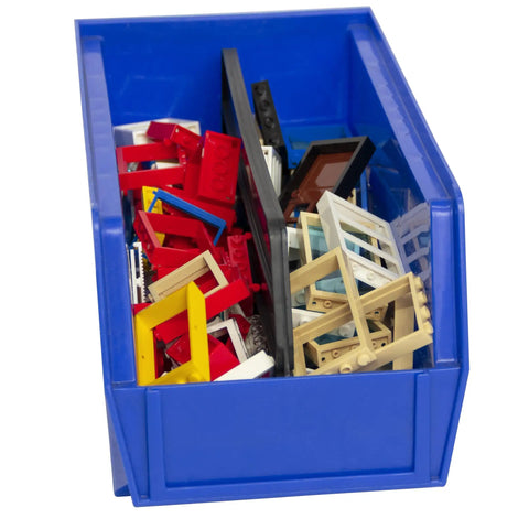 Plastic Length Dividers For AkroBins Six Pack Black Create Custom Compartments In Stackable Storage Bins For Tools Crafts And Supplies