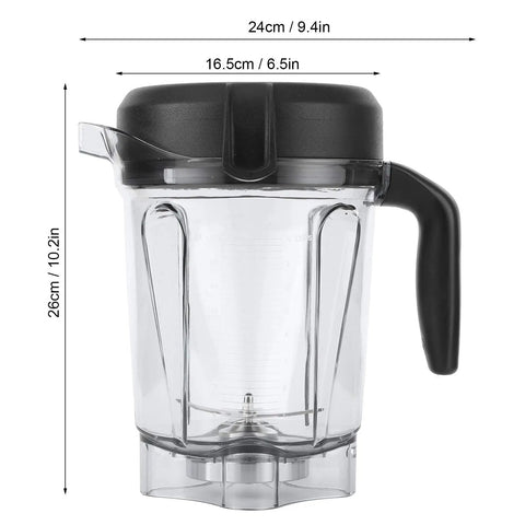 Clear Blender Jar With Blade Lid Replacement, 64 Ounce Transparent Container For Smoothies And Sauces, Compatible With G Series Blenders And 5300, BPA Free, Durable High Quality, Easy Pour Measurements