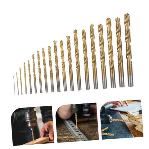 Cool HAKIDZEL 19 Piece Cobalt Drill Bit Set Made From High Speed Steel Twist Bits With Serious Impact Resistance For Nailing Precision Drilling On Tough Metal And Wood Fast and Easy, 19pc set