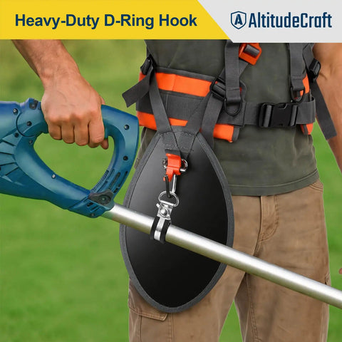 1 Inch Shaft Clamp Ring For String Trimmers And Weed Eaters Adds A Hassle Free Harness Hang Point Where Heavy Duty Strap Mount Locks Right On To Keep Your Rig Hella Secure While You Crush Yard Tasks All Weekend