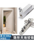 Heavy Duty Concealed 360 Degree Hydraulic 3 Way Door Closer With Smooth Automatic Return and Zero Hassle Flush Installation, featuring silver finish.