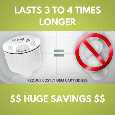 Waterless Urinal Cartridge Replacement For Bobrick Falcon Sloan, showcasing longevity and cost savings benefits.