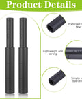 Six Piece Golf Club Shaft Extender Rods Set for Steel Graphite and Carbon Fiber Shafts product details, black extenders.