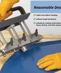 Metal Bending Tool With Three Station Roller For Roofing Sheets 0.3 To 1.0mm Thickness 13 To 130mm Fold Height in use