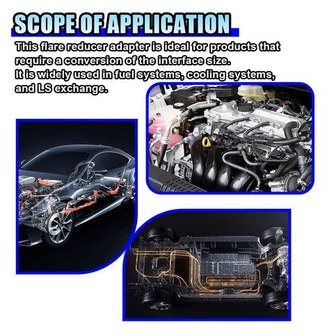2 Pack 10AN Female To Male Flare 90 Degree Elbow Swivel Fitting Adapter With 7 8 14 UNF Threads For AN10 Fluid Lines Easy Install And Tight Seal High Pressure Rated Automotive And Performance Fluid System Compatible. Scope of application for fuel and cooling lines in LS engine swaps.