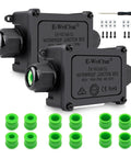 Two Pack IP68 Waterproof Junction Box Two Way Outdoor Underground Electrical Box For Street Lights Buried Lamps Weatherproof Wiring Connector 40A