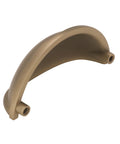 Golden Champagne Cabinet Cup Pulls Set Of 10 With 3 Inch Center To Center Spacing And About 3.44 Inch Overall Length Classic Traditional Style Hardware For Cabinets And Drawers Upgrade Your Kitchen Or Furniture With A Slick Luxe Vintage Vibe angle view