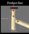 Product size of Red Dot Laser Bore Sighter For 30-30 Win Caliber Rifle Bore Sight Tool with dimensions