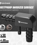 Beefed-Up Aluminum Vacuum Hose F Connector For M54 BMW Engines E39 E46 Z3 325i 330i 525i 530i 325Ci Replacement CNC Machined Anodized