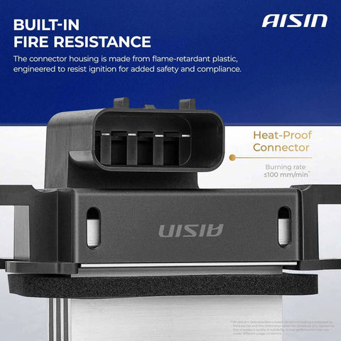 Real Deal Direct Replacement Hvac Blower Motor Resistor For Cars Dead On Oem Grade with heat-proof connector shown from top view.