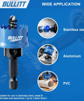 Impact Hole Saw Set With Hex Shank M42 Cobalt Teeth 20mm 25mm 32mm Beefy drilling thin metal stainless aluminum easy fit