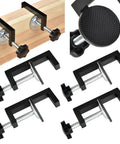 Heavy Duty Metal Clamp Set For Woodworking And Welding, U Shaped And C Shaped Fixing Clamps, Rustproof, 2.2 Inch Opening