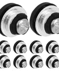 Professional Grade M3 X 8.7mm Black Screws For Hard Drives And Mini Pcs Hella Secure Vibration Damping Keep Your Setup Tight No Sweat Installation Covers Laptops And Electronics 10 Pack, showing black screws with washers.