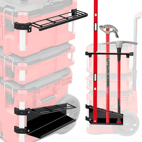 Double Layer Tool Rack Mounting Bracket Built Tough Heavy Duty Steel Tool Organizer for toolbox and workbench garage storage