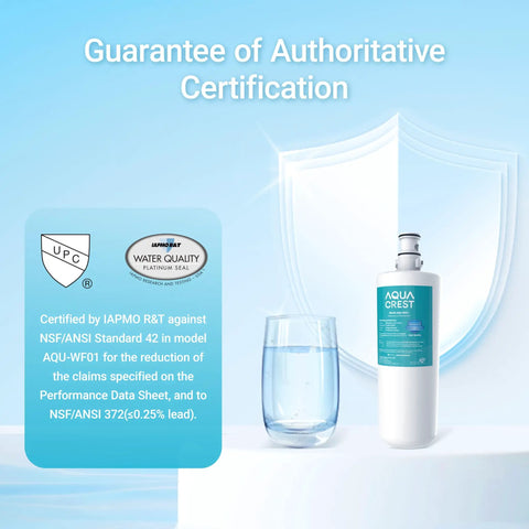 Under Sink Water Filter Replacement For Filtrete 3US-AF01 3US-AS01 Aqua-Pure AP Easy C-CS-FF WHCF-SRC SUFC SUF NSF ANSI 42 Certified