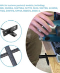 Badass Heavy Duty Circular Saw Guide And Rip Fence Replacement Kit; solid steel rail fitting various Makita models for precise cuts.