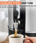 Commercial Coffee Urn 50 Cup 12L Stainless Steel Heavy Duty Coffee Maker For Catering Gigs shown pouring coffee