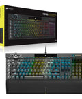 Ultimate Optical Mechanical Gaming Keyboard Blazing Fast OPX Switches features customizable RGB lights and a sleek aluminum chassis.