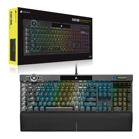 Ultimate Optical Mechanical Gaming Keyboard Blazing Fast OPX Switches features customizable RGB lights and a sleek aluminum chassis.