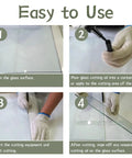Step-by-step image guide for using All Glass Cutting Tools Oil For Smooth Cuts And Long Tool Life, 100ml Glass Cutting Oil