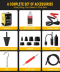 Street Cred Garage Tested Automotive Smoke Tester Machine Plug N Play Diagnostic Kit Includes Pre Made Fluid For Hunting Down Evap Intake Egr Air Leaks Fast accessory set with smoke liquid, adapters, and tools.