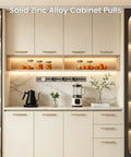 Champagne Gold Cabinet Pulls Set, 10 Pack 5 Inch Center Hole (128mm), Zinc Alloy Drawer Handles for kitchen cabinets