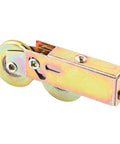 Heavy Duty Steel Ball Bearing Sliding Door Roller Assembly For Patio Glass Tracks 1 1/2 Inch Tandem Replacement close-up view.