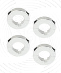 4x1 Inch Shaft Collar Locking Collar Aluminum Alloy Double Split Clamp With Hex Screws, pack of 4, for go-kart sprocket hub