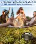 Portable Waterproof Bluetooth Speaker With HD Sound And Lit LED Display IPX7 Shower Speaker With Bluetooth 5.4 in park setting