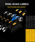 Magnetic Modular Wrench Organizer Set With Wrench Holder And Drawer Rack, Metric And SAE Labels, strong neodymium magnets