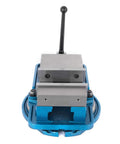Front view of Heavy Duty 6 Inch Milling Vise Bench Clamp With 360 Degree Swivel Base High Precision CNC Vise For Metalworking.