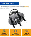 Rear Wheel Bearing Hub Assembly 512440 Fit For 2010 2017 GMC Terrain And 2010 2017 Chevy Equinox 5 Lug With ABS Durable