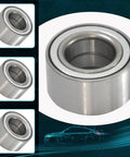 Beefed Up Front Wheel Bearing Hub Assembly For Hyundai Elantra 2007 2016 Veloster 2012 2017 And Kia Forte Soul 2010 2016 Forte Koup 2010 2013 Direct Replacement With Solid Build For A Quiet Smooth Ride, showcasing heavy-duty steel bearing