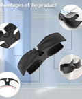 Black six pack cord wrappers for kitchen appliances upgrade set stick on cable organizer details with adhesive and silicone material advantages