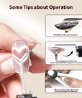 Using Cat Eye Nail Magnet Set 3 In 1 Cylinder Magnet Kit With Ball Magnets Magnetic Nail Art Pen and Guides for nail designs