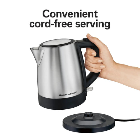 Electric Tea Kettle Cordless 1 L Water Boiler And Heater With Auto Shutoff And Boil Dry Protection Stainless Steel Fast Boil