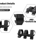 Ford Bronco Trunk Mount for Fire Extinguisher Beefed Up Heavy Duty 3 Lb Carrier Rugged Roll Bar Holder with ABS Oxford cloth